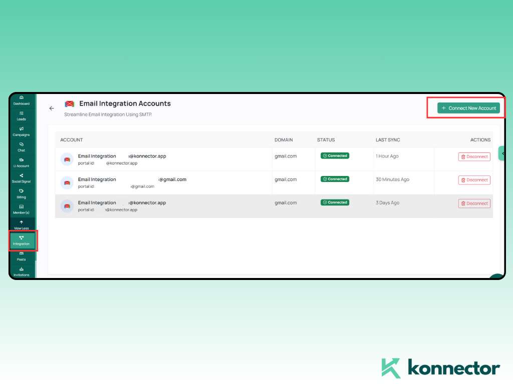 Zoho Konnector Integration
