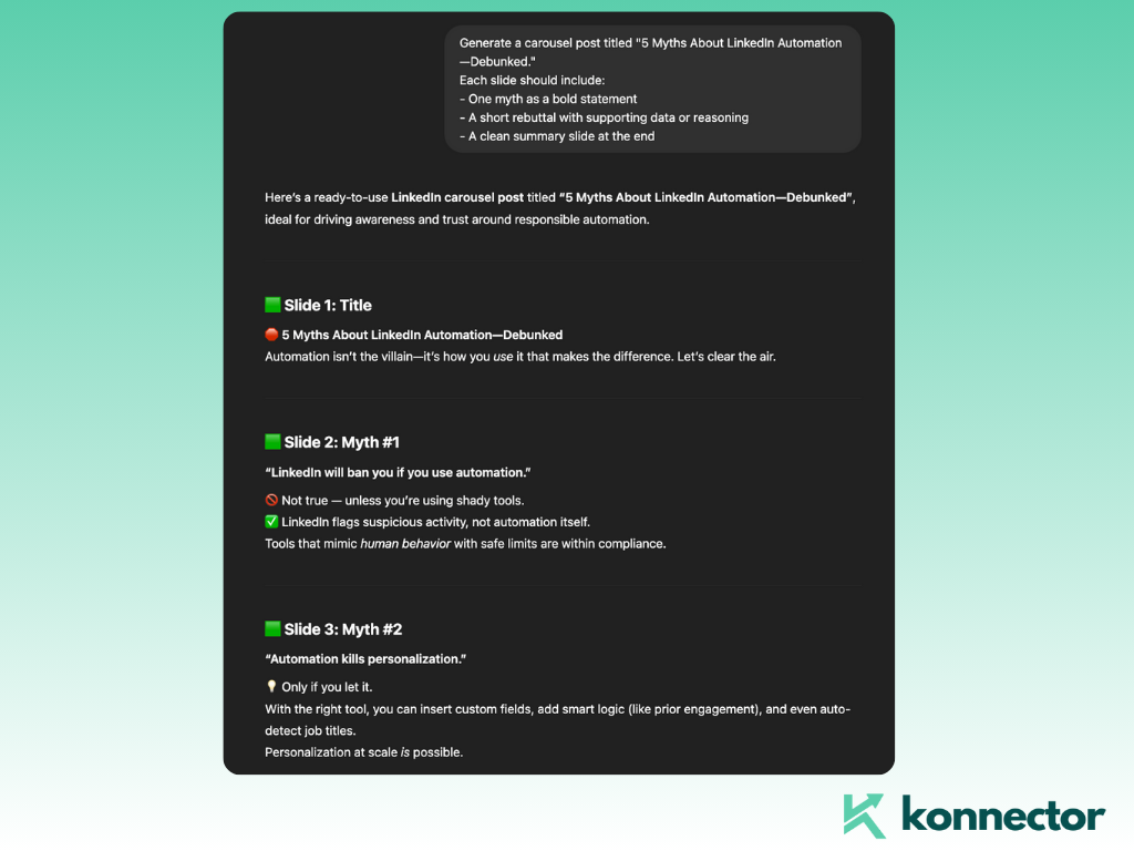 LinkedIn post prompt templates