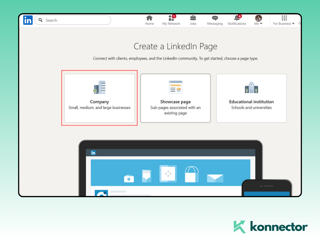 Create a Linkedin Company Page