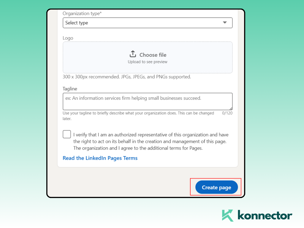 Create a Linkedin Company Page