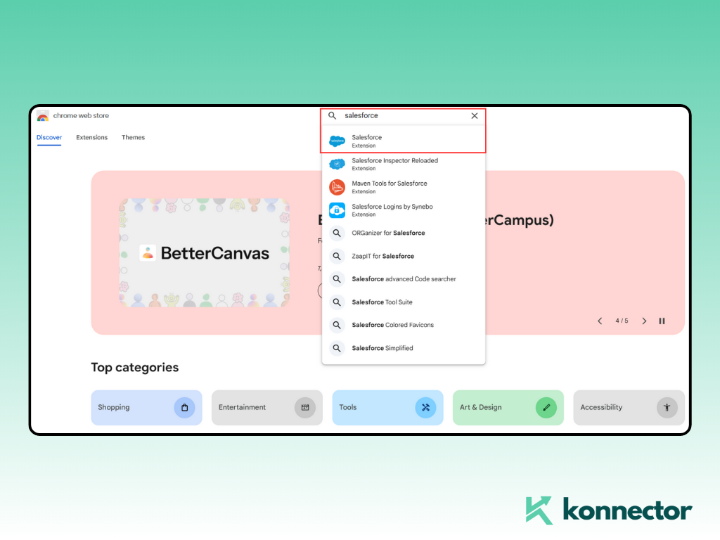Salesforce chrome Extension